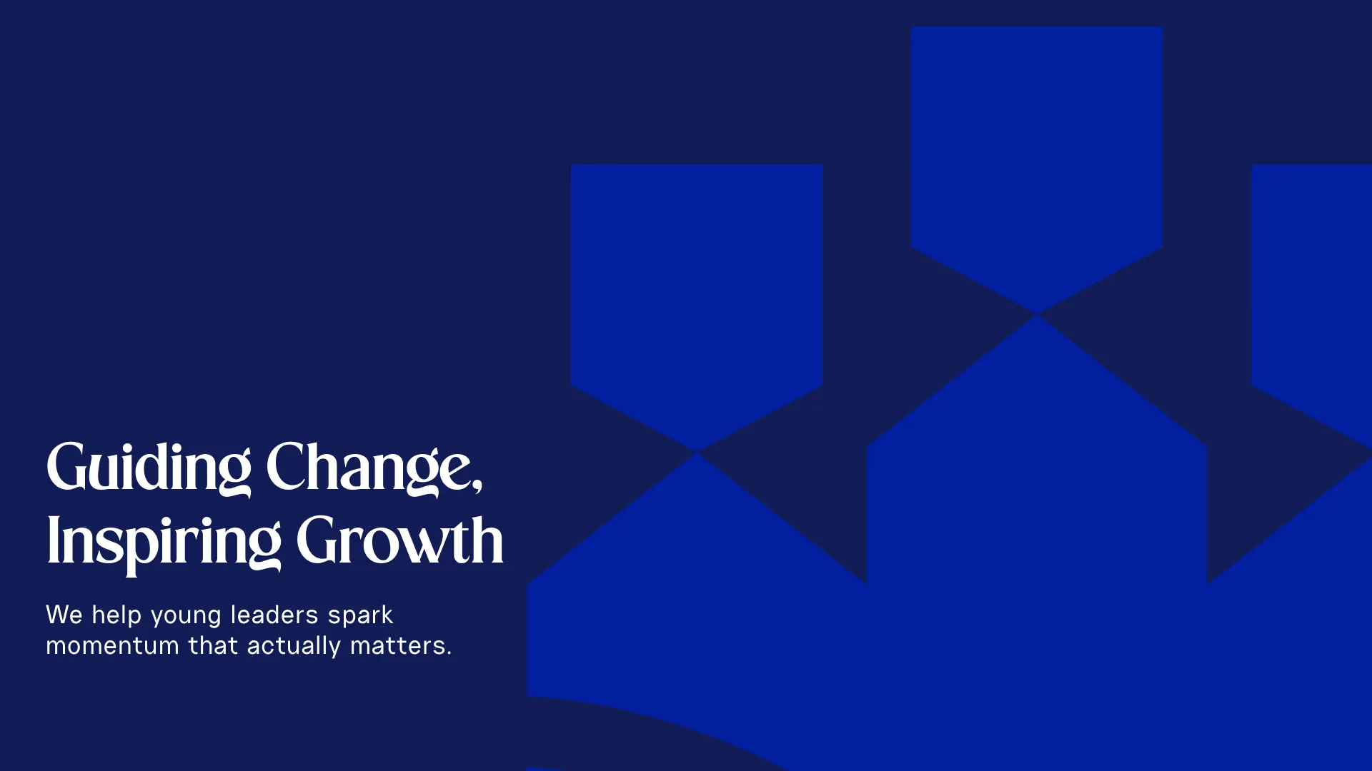 Impact in Leadership Foundation visual identity cover