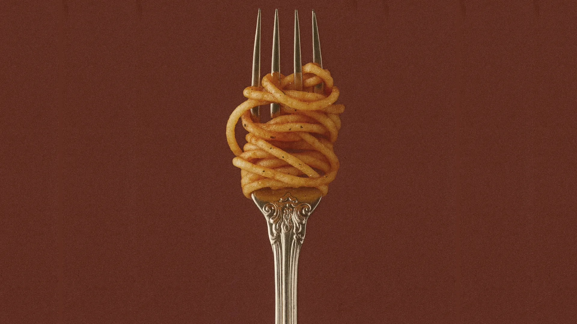 Spaghetti on a fork — food art direction from the Mavie product video